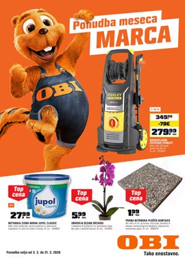 OBI katalog marec 2026