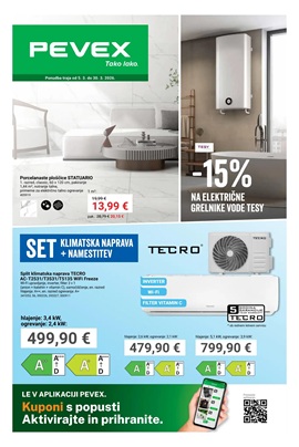 Pevex katalog Opremanje marec