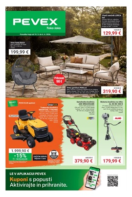 Pevex katalog Vrt do 6.4.