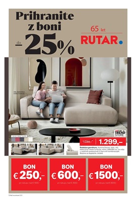 Rutar katalog Prihranite z boni do -25%
