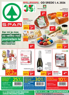 Spar in Interspar katalog do 14.4.