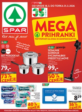 Spar katalog Mega prihranki do 31.3.