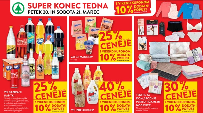 Spar in Interspar vikend akcija do 21.3.