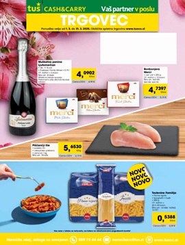 Tuš katalog Trgovec marec 2026