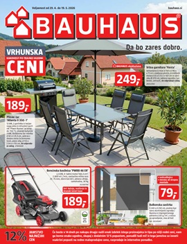 Bauhaus katalog maj 2026