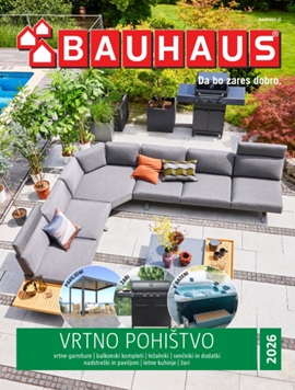 Bauhaus katalog Vrtno pohištvo