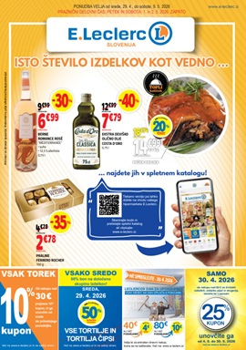 E Leclerc katalog Best offer do 9.5.