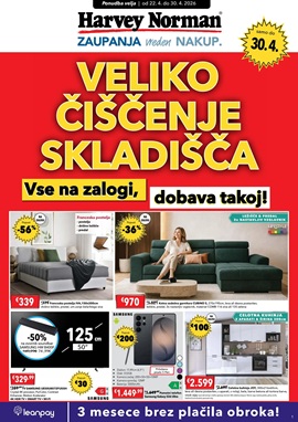Harvey Norman katalog Veliko čiščenje skladišča