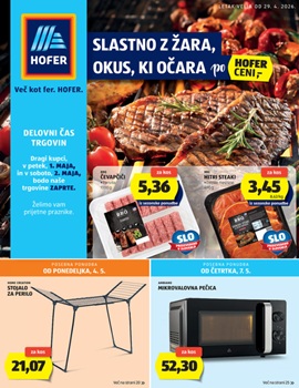 Hofer katalog od 29.4.