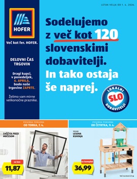 Hofer katalog od 1.4.
