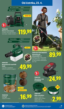 Lidl katalog neživila od 23.4.