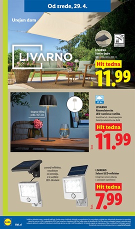 Lidl katalog neživila od 29.4.