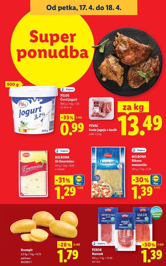 Lidl vikend akcija do 18.4.