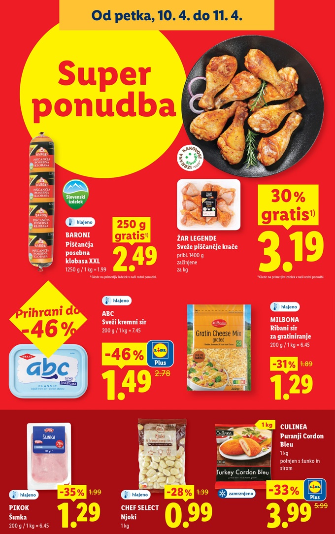 Lidl vikend akcija do 11.4.
