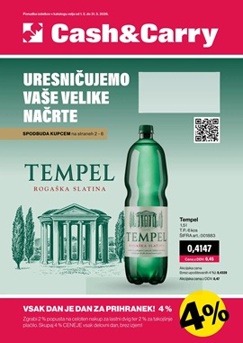 Mercator katalog Cash & Carry maj 2026