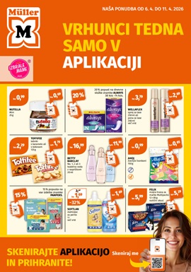 Muller katalog Vrhunci tedna v aplikaciji do 11.4.
