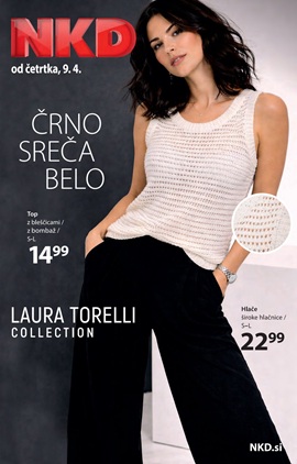 NKD katalog Črno sreča belo