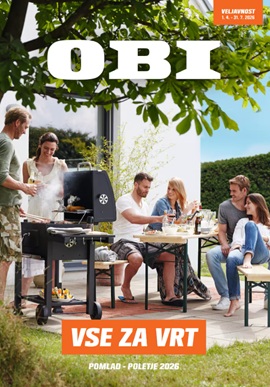 OBI katalog Vse za vrt 2026
