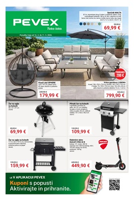 Pevex katalog Rekreacija in žar