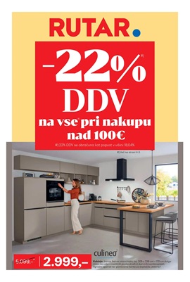 Rutar katalog -22% DDV na vse pri knakupu nad 100€