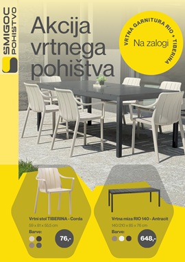 Pohištvo Šmigoc katalog Vrtno pohištvo