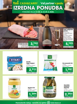 Tuš katalog Izredna ponudba do 27.4.