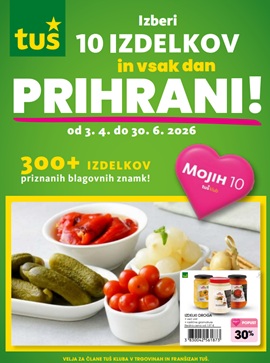 Tuš katalog Mojih 10 do 30.6.