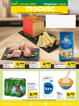 Tuš katalog trgovec april 2026