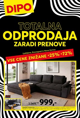Dipo katalog Totalna odprodaja do 30.5.