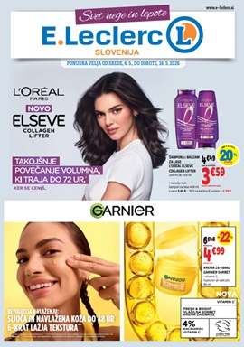 E Leclerc katalog Kozmetika do 16.5.