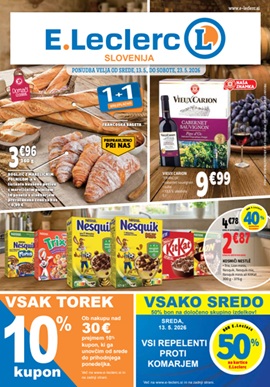 E Leclerc katalog živila do 23.5.