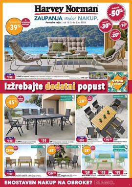 Harvey Norman katalog Pomladna akcija – Vrtno pohištvo