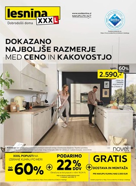 Lesnina katalog Dokazano najboljše razmerje med ceno in kakovostjo