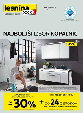 Lesnina katalog Najboljši izbor kopalnic