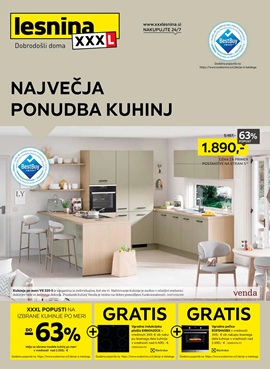 Lesnina katalog Največja ponudba kuhinj do 16.5.