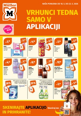 Muller katalog Vrhunci tedna do 23.5.