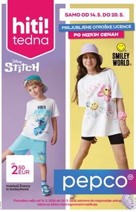 Pepco katalog Stitch in Smiley World