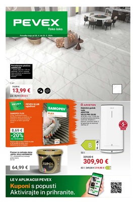 Pevex katalog Gradnja maj 2026