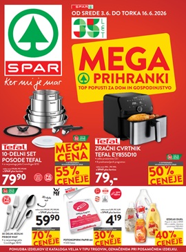 Spar katalog Mega prihranki do 16.6.