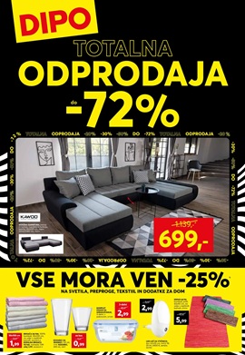 Dipo katalog Totalna odprodaja do -72%