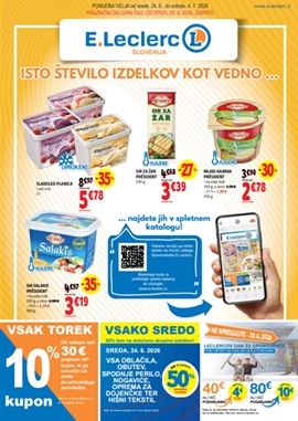 E Leclerc katalog Best Offer do 4.7.