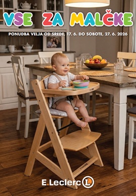 E Leclerc katalog Vse za malčke do 27.6.