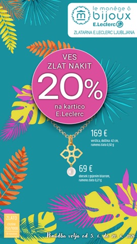E Leclerc katalog Zlatarna do 20.6.