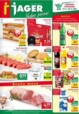 Jager katalog živila do 30.6.