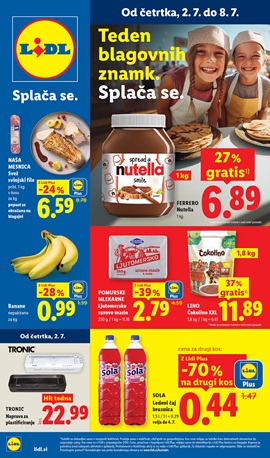 Lidl katalog živila do 8.7.