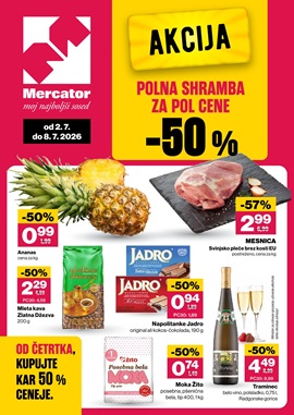 Mercator katalog Polna shramba za pol cene -50%