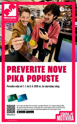 Mercator katalog Pika zgibanka junij 2026