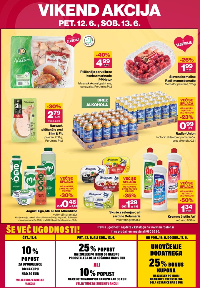 Mercator vikend akcija do 13.6.
