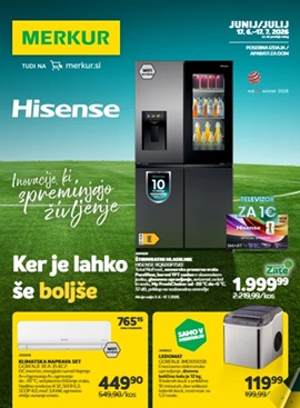 Merkur katalog Hisense in Gorenje