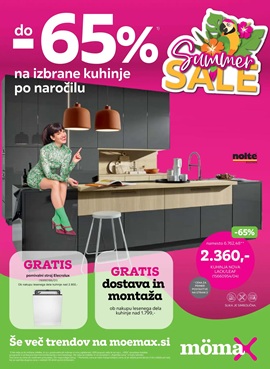 Momax katalog Do -65% na izbrane kuhinje po naročilu